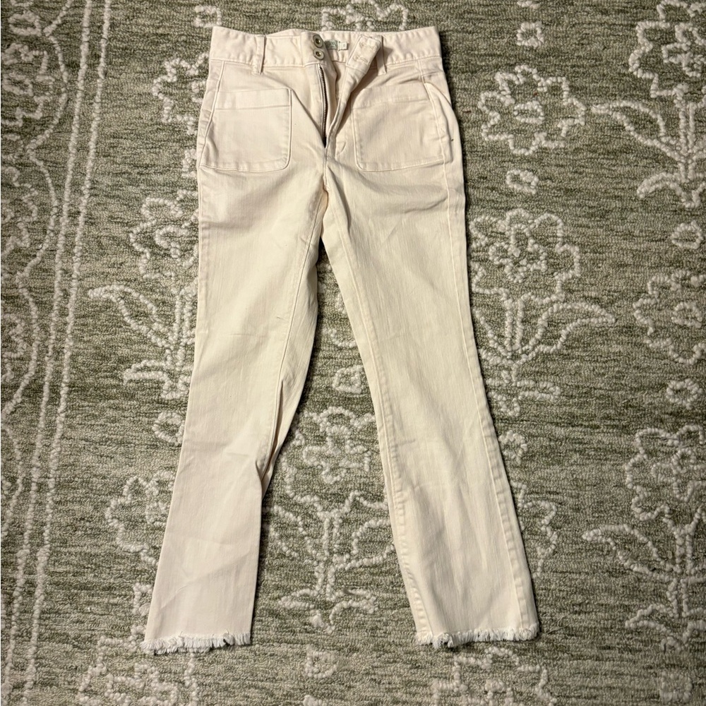 Spartina off white straight leg jeans